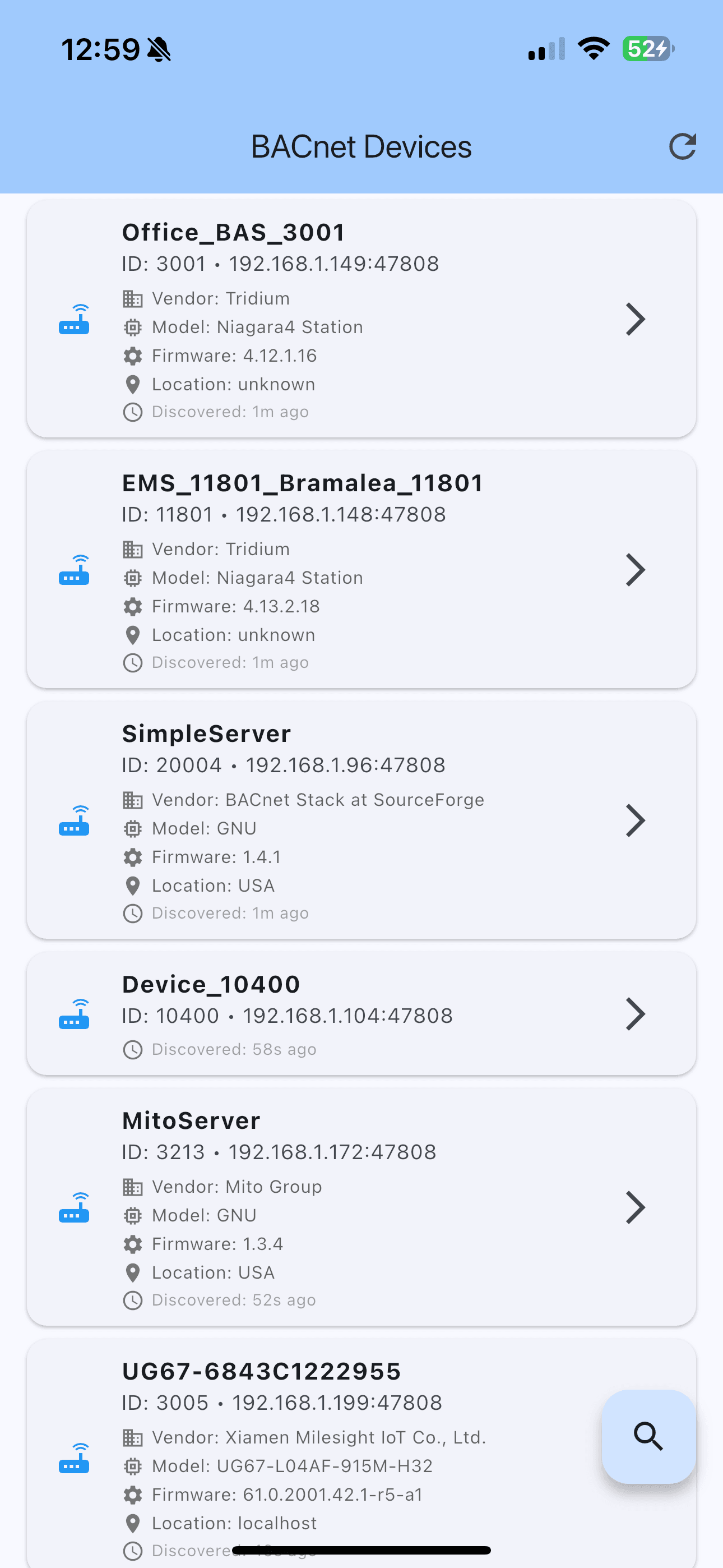 UBACnet Property Management
